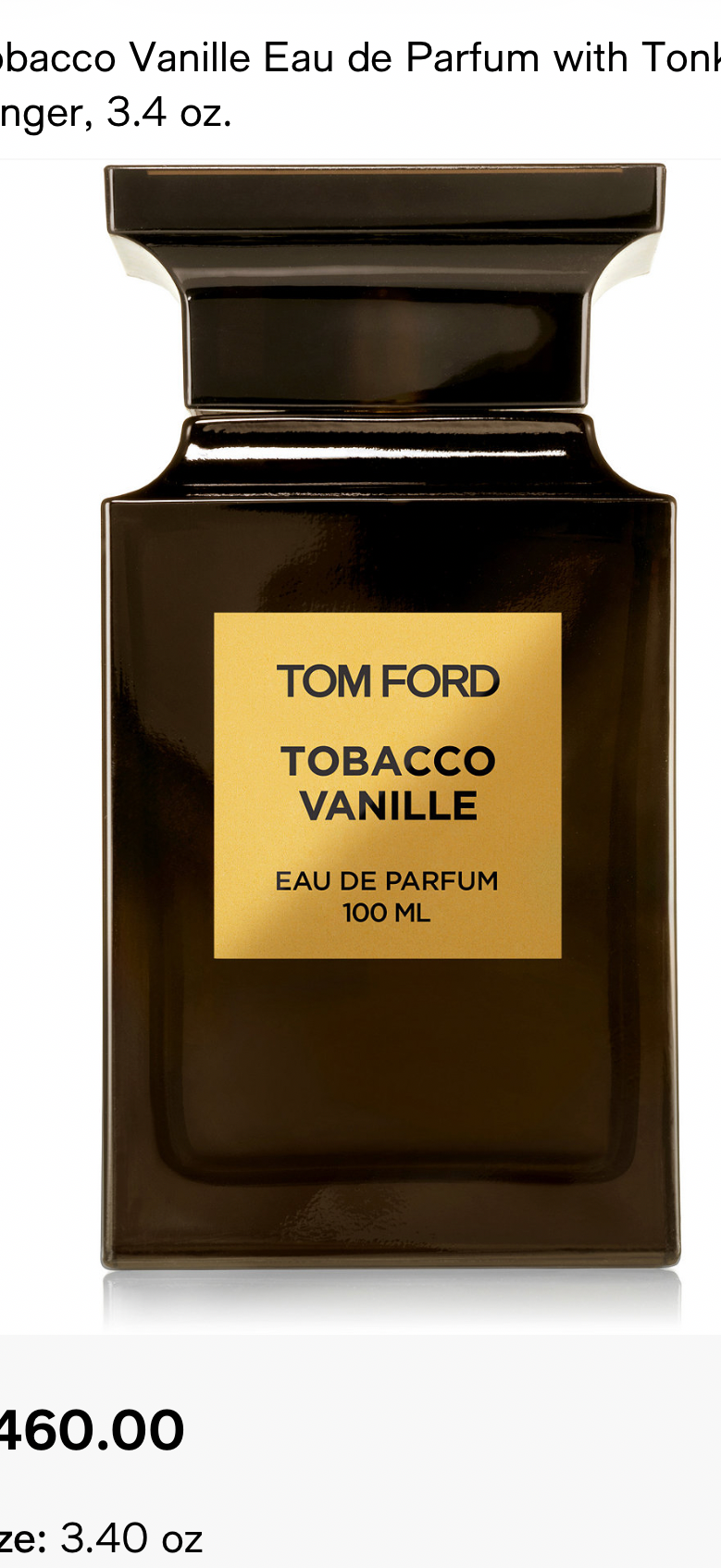 Tom Ford Tobacco Vanille
